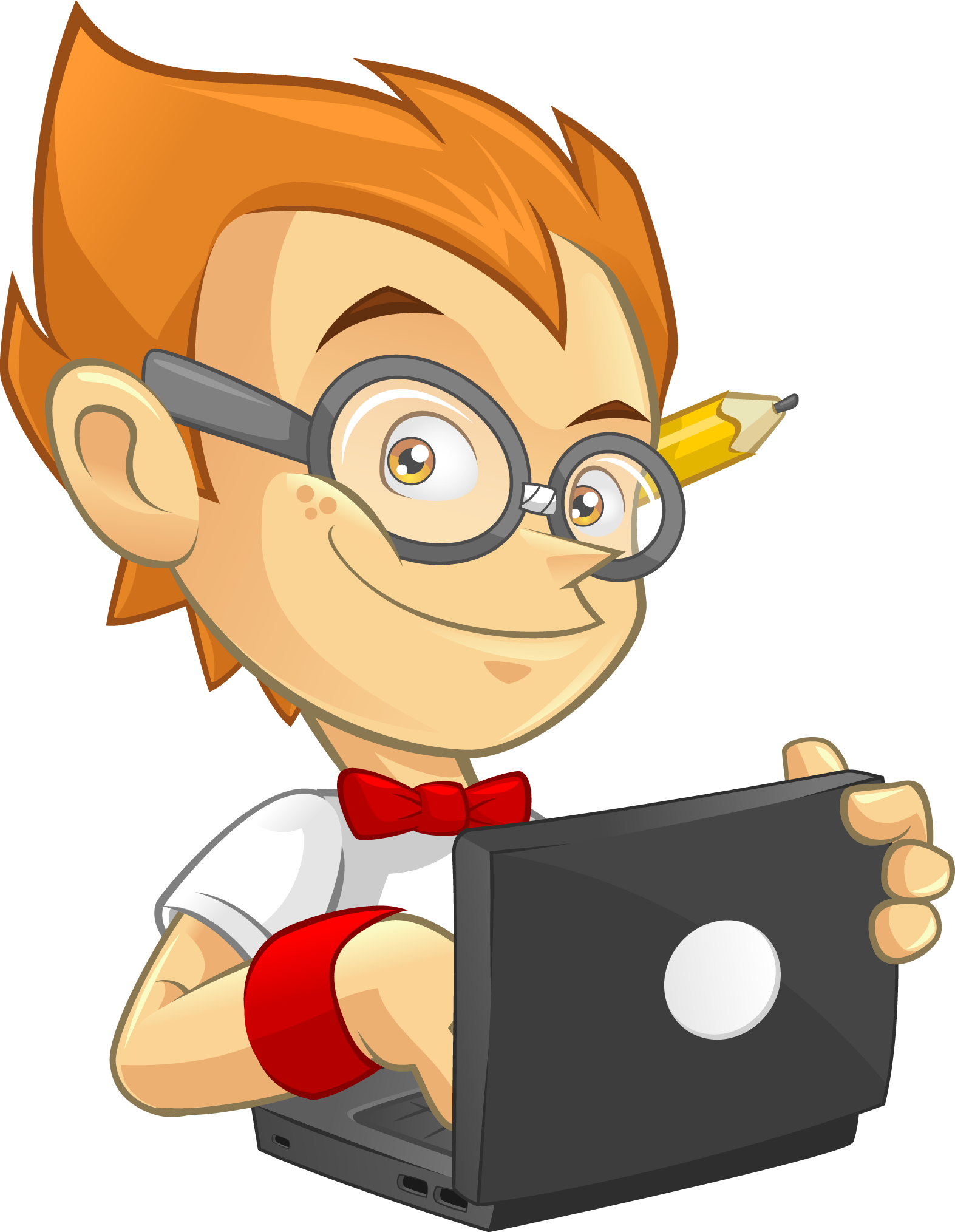 Geek Blogger - Half - PNG